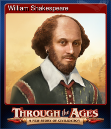 Series 1 - Card 4 of 6 - William Shakespeare