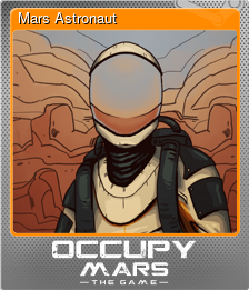 Series 1 - Card 1 of 6 - Mars Astronaut