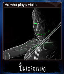 Series 1 - Card 3 of 7 - He who plays violin
