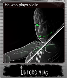 Series 1 - Card 3 of 7 - He who plays violin