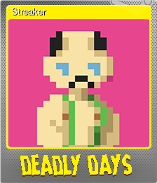 Series 1 - Card 4 of 10 - Streaker