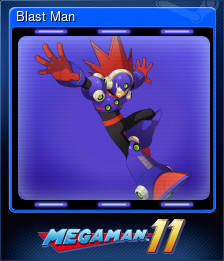 Series 1 - Card 4 of 10 - Blast Man