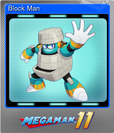 Series 1 - Card 2 of 10 - Block Man