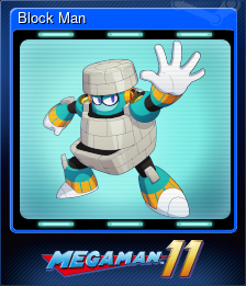 Series 1 - Card 2 of 10 - Block Man