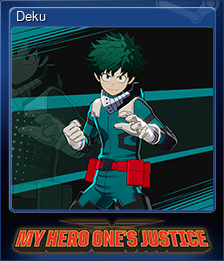 Series 1 - Card 5 of 15 - Deku