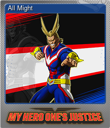 Series 1 - Card 1 of 15 - All Might