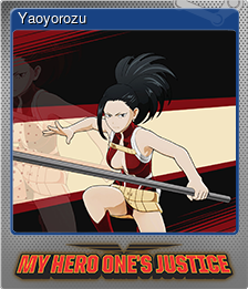 Series 1 - Card 15 of 15 - Yaoyorozu