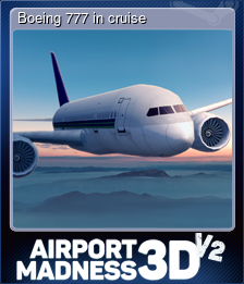 Series 1 - Card 6 of 8 - Boeing 777 in cruise