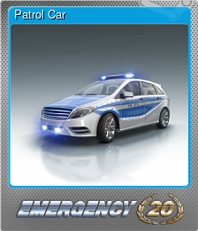 Series 1 - Card 2 of 6 - Patrol Car