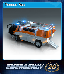 Series 1 - Card 5 of 6 - Rescue Bus