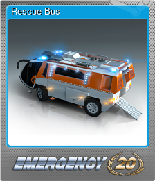 Series 1 - Card 5 of 6 - Rescue Bus