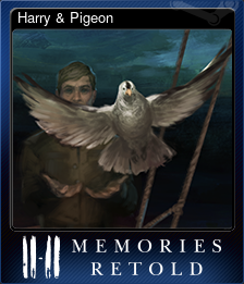 Series 1 - Card 11 of 12 - Harry & Pigeon