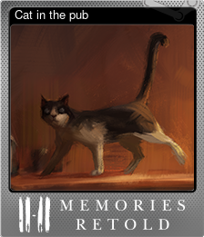 Series 1 - Card 3 of 12 - Cat in the pub