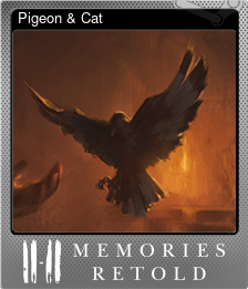 Series 1 - Card 12 of 12 - Pigeon & Cat