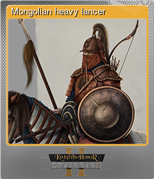 Series 1 - Card 3 of 5 - Mongolian heavy lancer