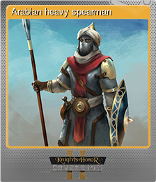 Series 1 - Card 4 of 5 - Arabian heavy spearman