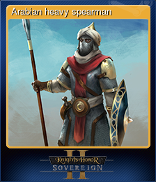 Series 1 - Card 4 of 5 - Arabian heavy spearman