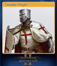 Series 1 - Card 1 of 5 - Templar Knight