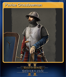 Series 1 - Card 2 of 5 - Pavise Crossbowman