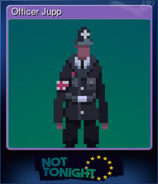 Series 1 - Card 3 of 9 - Officer Jupp