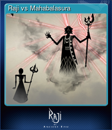 Series 1 - Card 9 of 10 - Raji vs Mahabalasura