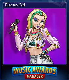 Series 1 - Card 2 of 10 - Electro Girl