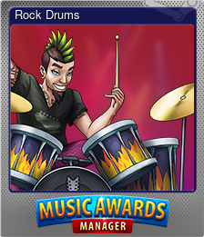 Series 1 - Card 8 of 10 - Rock Drums