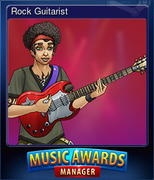 Series 1 - Card 9 of 10 - Rock Guitarist