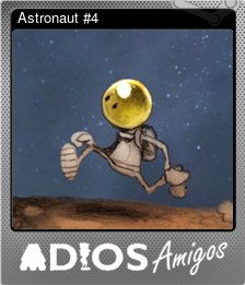 Series 1 - Card 1 of 5 - Astronaut #4