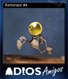 Series 1 - Card 1 of 5 - Astronaut #4