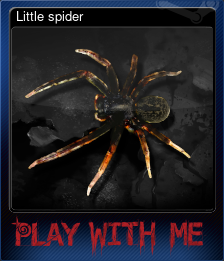 Series 1 - Card 7 of 8 - Little spider