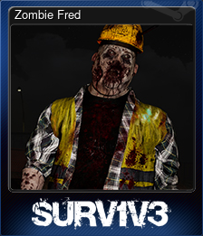 Series 1 - Card 12 of 12 - Zombie Fred
