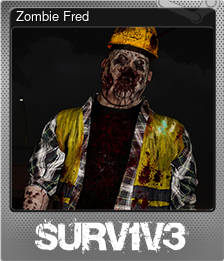 Series 1 - Card 12 of 12 - Zombie Fred