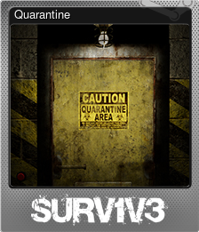 Series 1 - Card 9 of 12 - Quarantine