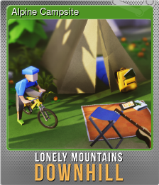 Series 1 - Card 1 of 10 - Alpine Campsite