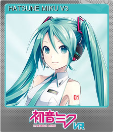 Series 1 - Card 4 of 8 - HATSUNE MIKU V3