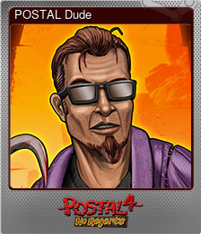 Series 1 - Card 3 of 5 - POSTAL Dude