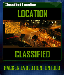 Series 1 - Card 2 of 5 - Classified Location