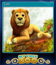 Series 1 - Card 9 of 15 - Lion