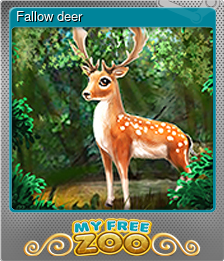 Series 1 - Card 1 of 15 - Fallow deer