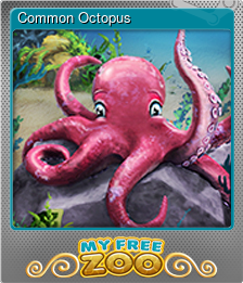 Series 1 - Card 11 of 15 - Common Octopus