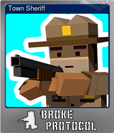 Series 1 - Card 2 of 10 - Town Sheriff