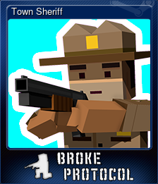 Series 1 - Card 2 of 10 - Town Sheriff