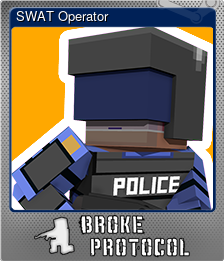 Series 1 - Card 3 of 10 - SWAT Operator