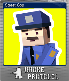 Series 1 - Card 1 of 10 - Street Cop