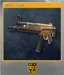 Series 1 - Card 1 of 15 - MP5 - Gold