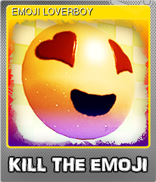 Series 1 - Card 4 of 7 - EMOJI LOVERBOY 😍