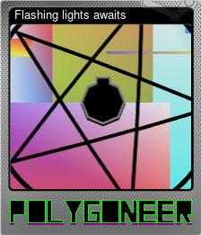 Series 1 - Card 14 of 15 - Flashing lights awaits