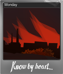 Series 1 - Card 4 of 7 - Monday