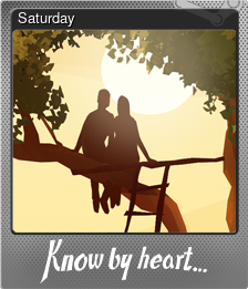 Series 1 - Card 2 of 7 - Saturday